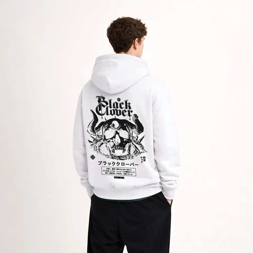 Buzo con Capucha Black Cover