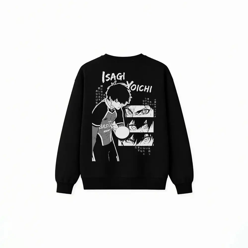 Buzo Cuello Redondo Isagui Negro