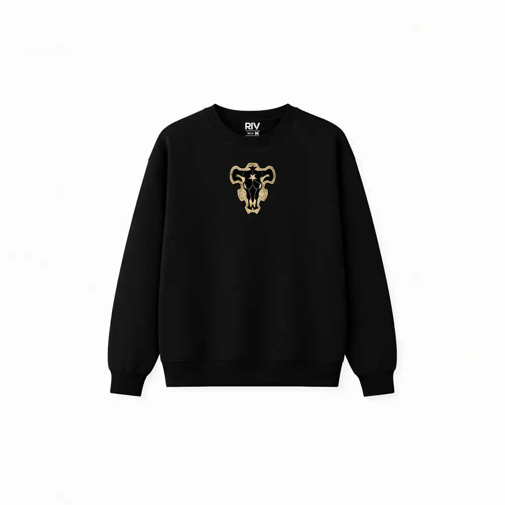 Buzo Cuello Redondo Black Cover