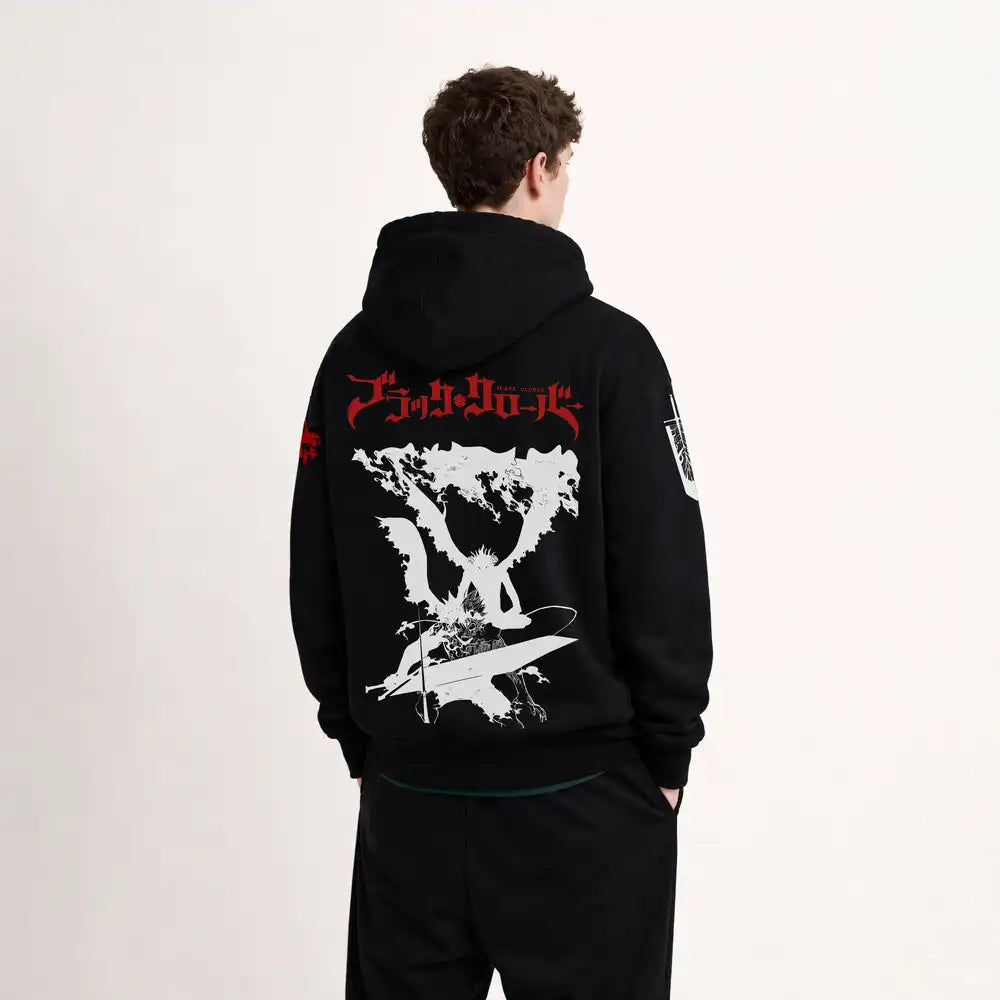 Buzo con Capucha Black Cover