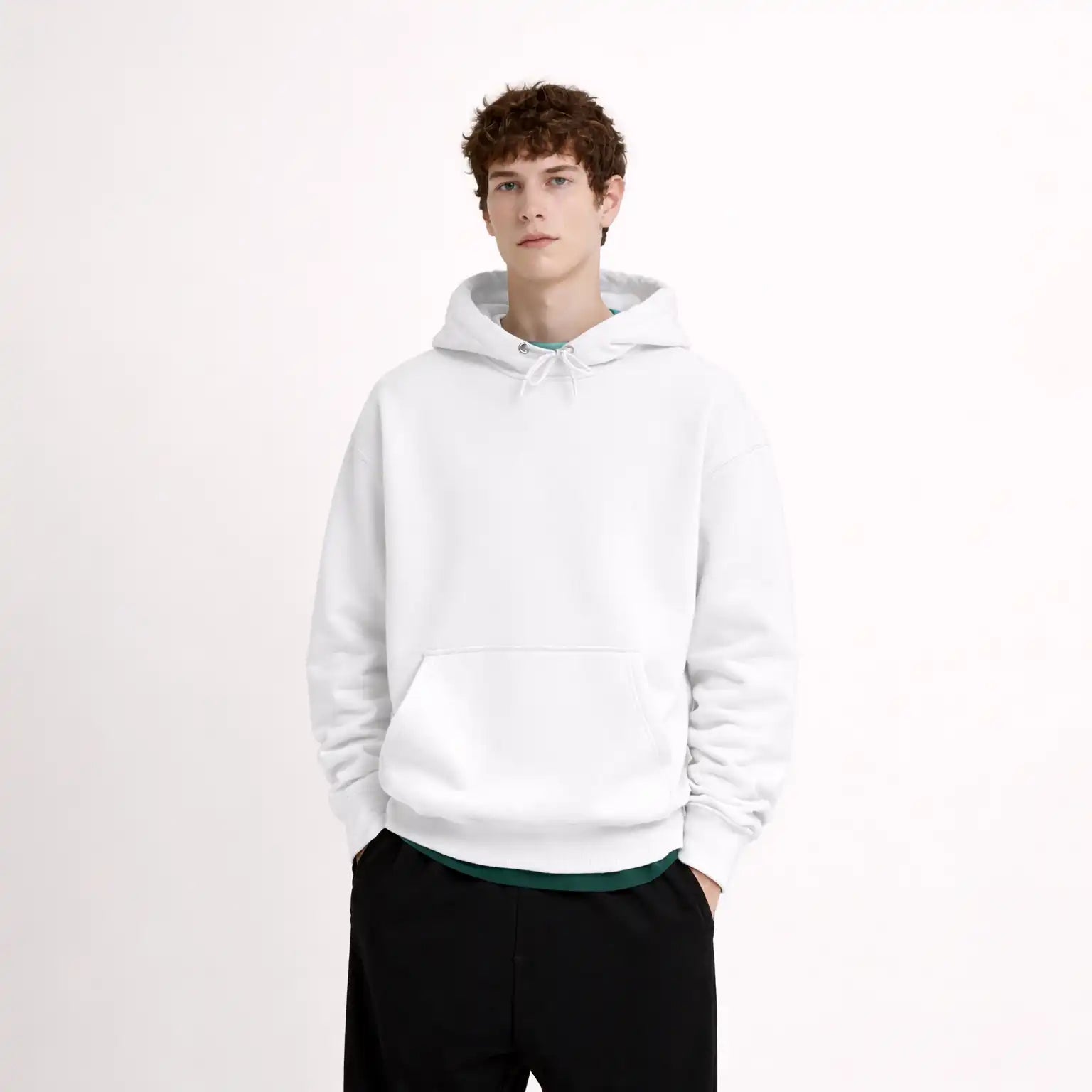 Buzo con Capucha Unicolor